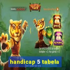 handicap 5 tabela